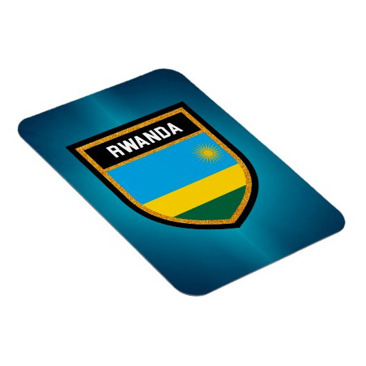 Rwanda Flag Magneet (Rechterzijde)