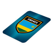 Rwanda Flag Magneet (Linkerzijde)