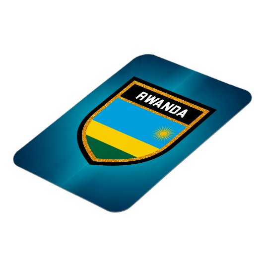 Rwanda Flag Magneet (Linkerzijde)