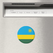 Rwanda Flag Magnet (Insitu (Vaatwasser))