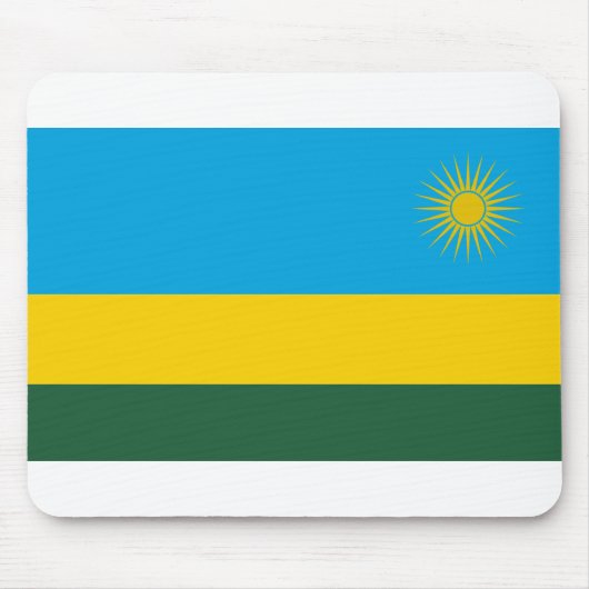 Rwanda Flag Muismat (Voorkant)