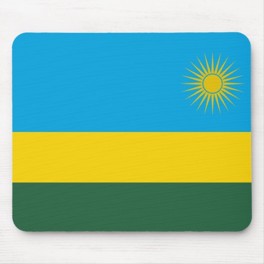 Rwanda Flag Muismat (Voorkant)