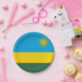 Rwanda Flag Papieren Bordje (Feest)