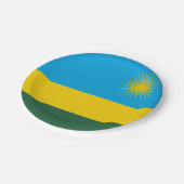 Rwanda Flag Papieren Bordje (Gekanteld)