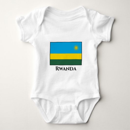 Rwanda Flag Romper (Voorkant)