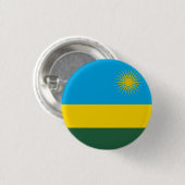 Rwanda Flag Ronde Button 3,2 Cm (Voorkant /achterkant)