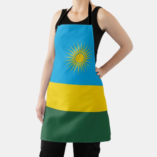 Rwanda Flag Schort (Insitu)