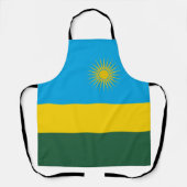 Rwanda Flag Schort (Voorkant)