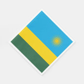 Rwanda Flag Servet (Hoek)