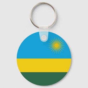 Rwanda Flag Sleutelhanger