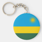 Rwanda Flag Sleutelhanger (Voorkant)