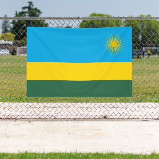 Rwanda Flag Spandoek (Insitu)