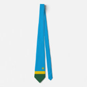 Rwanda Flag Stropdas (Voorkant)