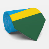 Rwanda Flag Stropdas (Opgerold)