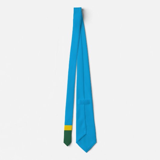 Rwanda Flag Stropdas (Achterkant)