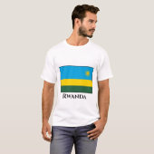 Rwanda Flag T-shirt (Voorkant volledig)