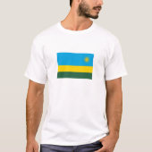 Rwanda Flag T-shirt (Voorkant)