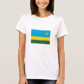 Rwanda Flag T-shirt (Voorkant)