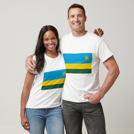 Rwanda Flag T-shirt (Unisex)
