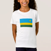 Rwanda Flag T-shirt (Voorkant)