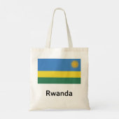 Rwanda Flag Tote Bag (Achterkant)