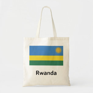 Rwanda Flag Tote Bag