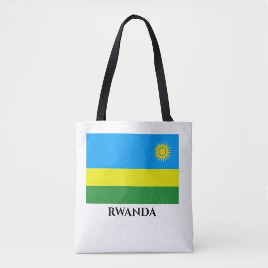 Rwanda Flag Tote Bag (Voorkant)