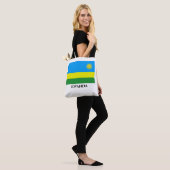 Rwanda Flag Tote Bag (Op model)