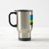 Rwanda Flag Travel Mug Reisbeker (Links)