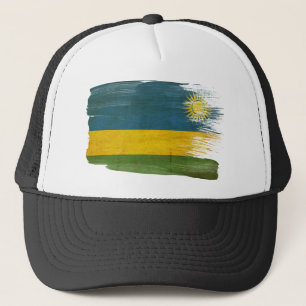 Rwanda Flag Trucker Hat Pet