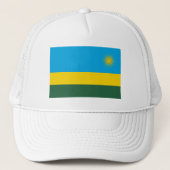 Rwanda Flag Trucker Pet (Voorkant)