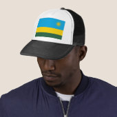 Rwanda Flag Trucker Pet (In situ)