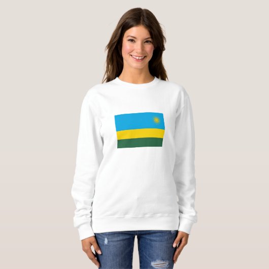 Rwanda Flag Trui (Voorkant volledig)