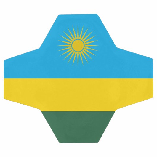 Rwanda Flag Voetbal (Enkel)