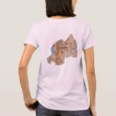 Rwanda Flag x Map T-Shirt (Achterkant)