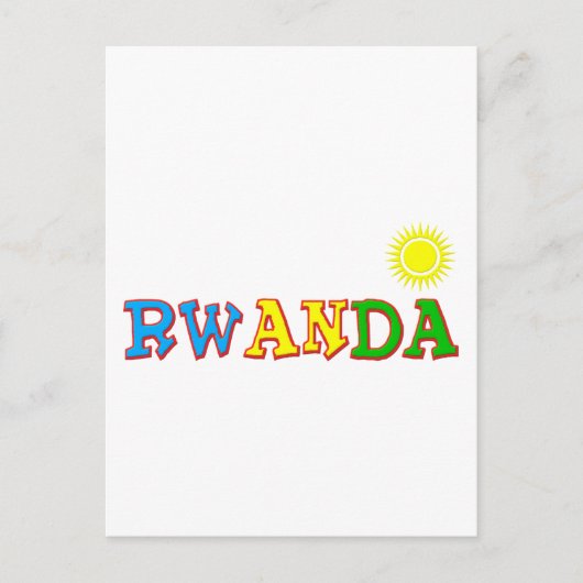 Rwanda Goodies Briefkaart (Voorkant)