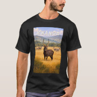 Rwanda Illustratie Reis Kunst Vintage
