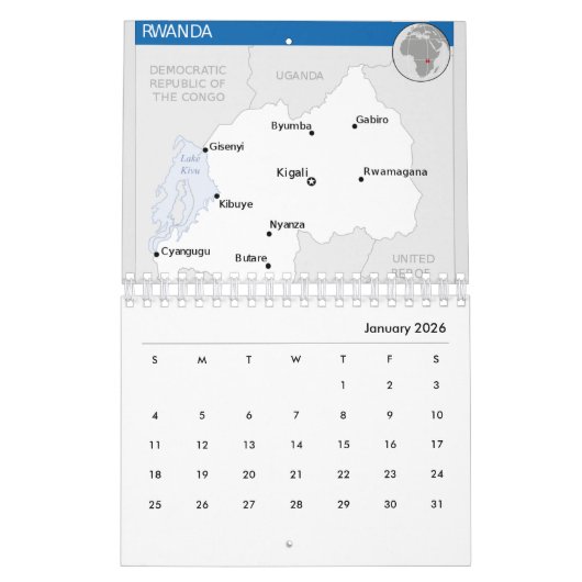 Rwanda Kalender (Jan 2026)