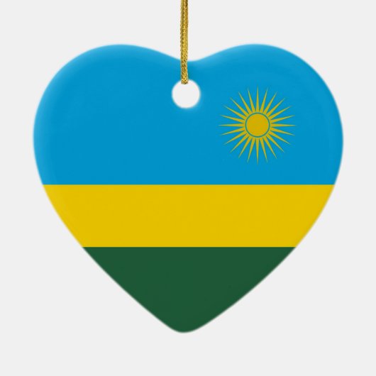 RWANDA KERAMISCH ORNAMENT (Achterkant)