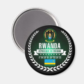 Rwanda Magneet (Voorkant / Achterkant)