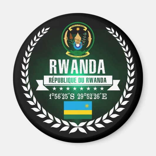 Rwanda Magneet (Voorkant)