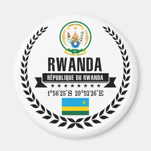 Rwanda Magneet (Voorkant)