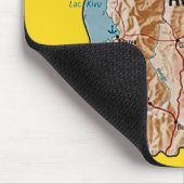 Rwanda Map Mousepad Muismat (Hoek)