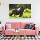 Rwanda, Nationaal park Volcanoes Canvas Afdruk (Insitu (Woonkamer))