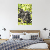 Rwanda, Nationaal Park Volcanoes Canvas Afdruk (Insitu (Slaapkamer))