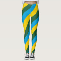 Rwanda Nationale vlag Kleuren Diagonaal gestreept