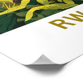 Rwanda Oost-Afrika Reisprint Poster (Hoek)