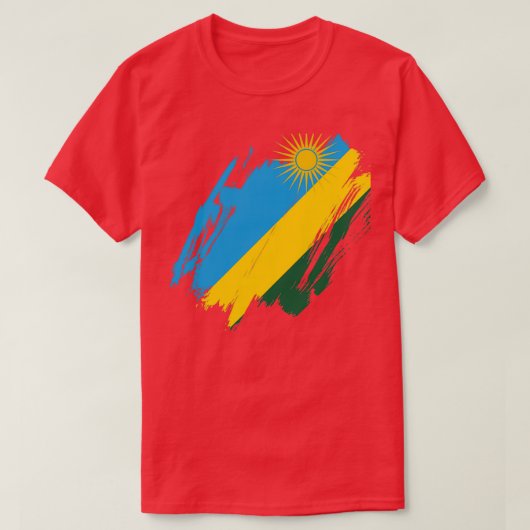 Rwanda Repubulika yx27u Rwanda Rpublique du Rwanda T-shirt (Design voorkant)