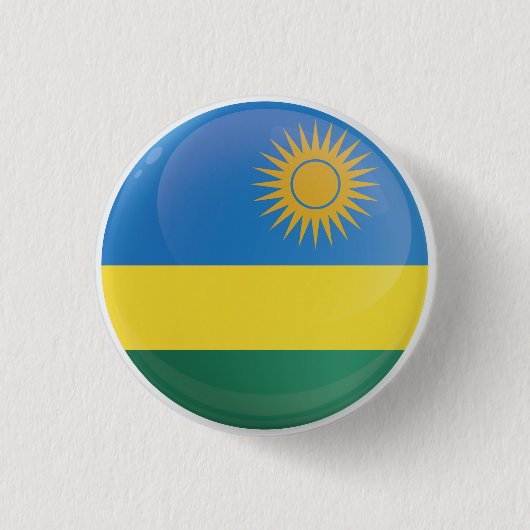 Rwanda Round-pictogramvlag Ronde Button 3,2 Cm (Voorkant)