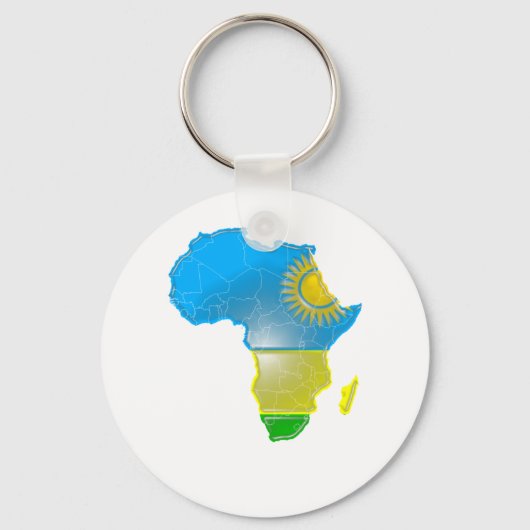 Rwanda Sleutelhanger (Voorkant)
